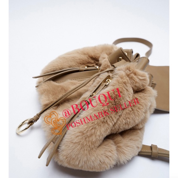 BLOGGERS FAV ZARA FAUX FUR BACKPACK main image 5